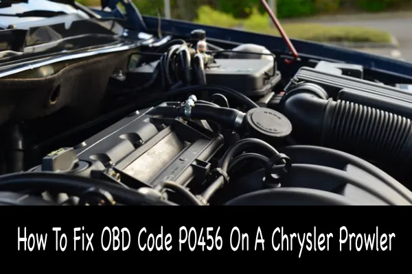 How To Fix OBD Code P0456 On A Chrysler Prowler